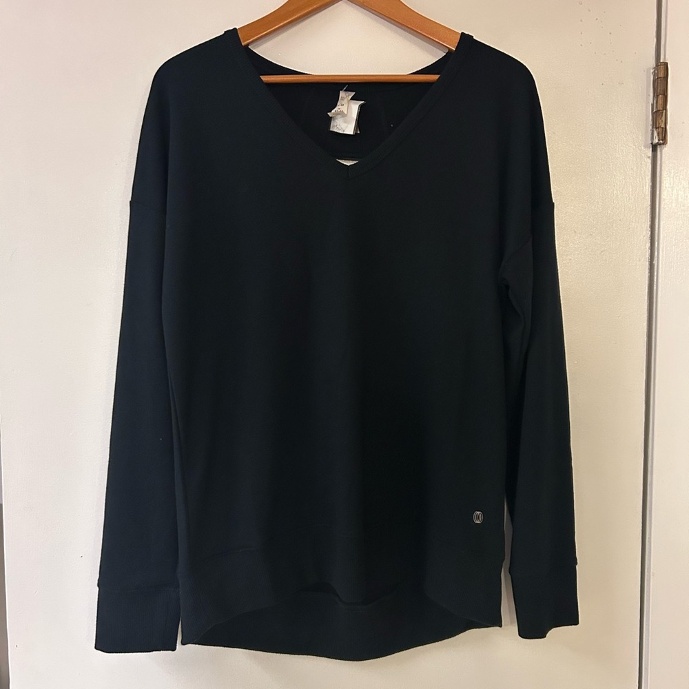 Women’s Black Top with Back Cutouts